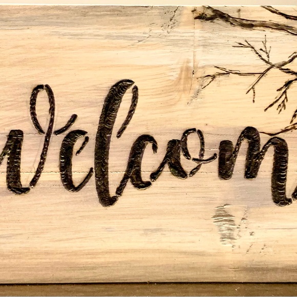 SOLD - Welcome sign - Picture 5 of 6